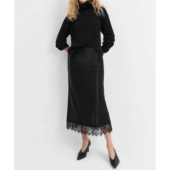 FAVORITE DAUGHTER Dresses & Skirts - NEW FAVORITE DAUGHTER women's the lacy favorite skirt in black